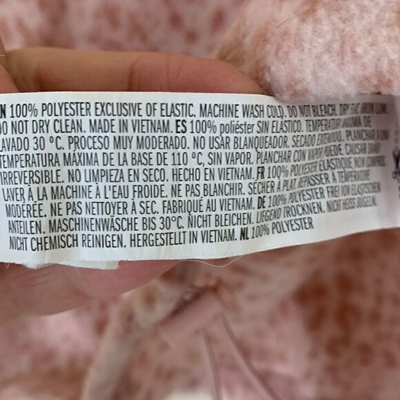 Pink‎ Cheetah Print forever 21 cropped quarter-zip fleece sweatshirt small - Picture 6 of 9